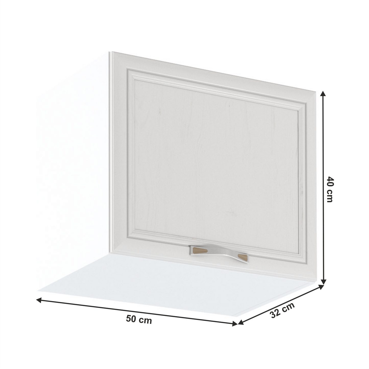 Dulap superior G50K, alb/pin Andersen, SICILIA