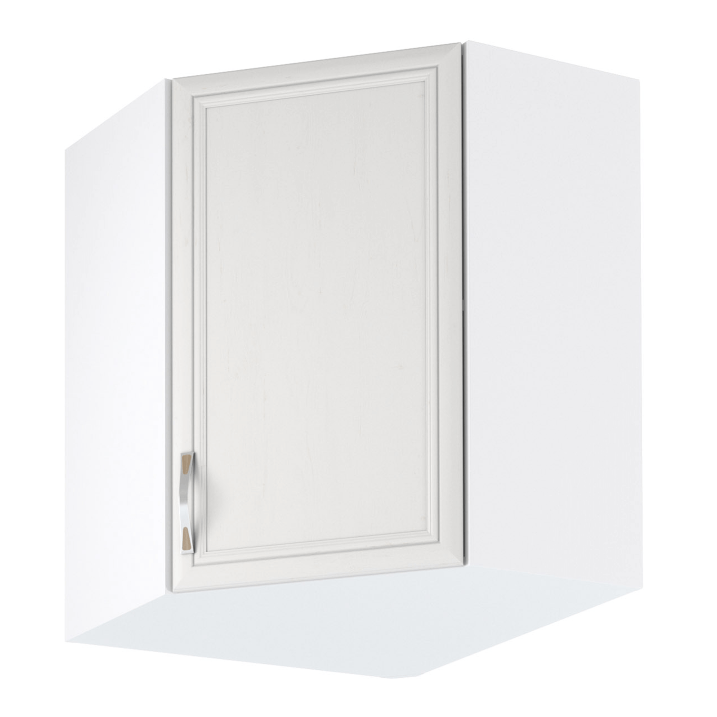 Dulap superior de colţ G60N, alb/pin Andersen, SICILIA