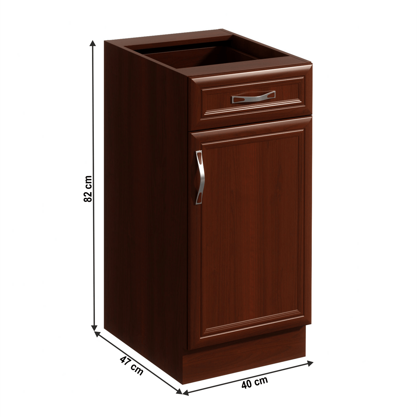 Dulap inferior D40S1 cu 1 sertar, model dreapta, nuc Milano, SICILIA