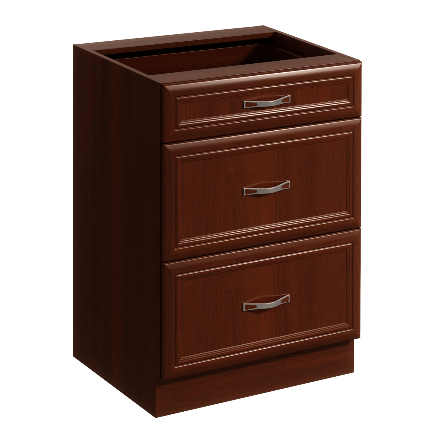 Dulap inferior D60S3 cu 3 sertare, nuc Milano, SICILIA