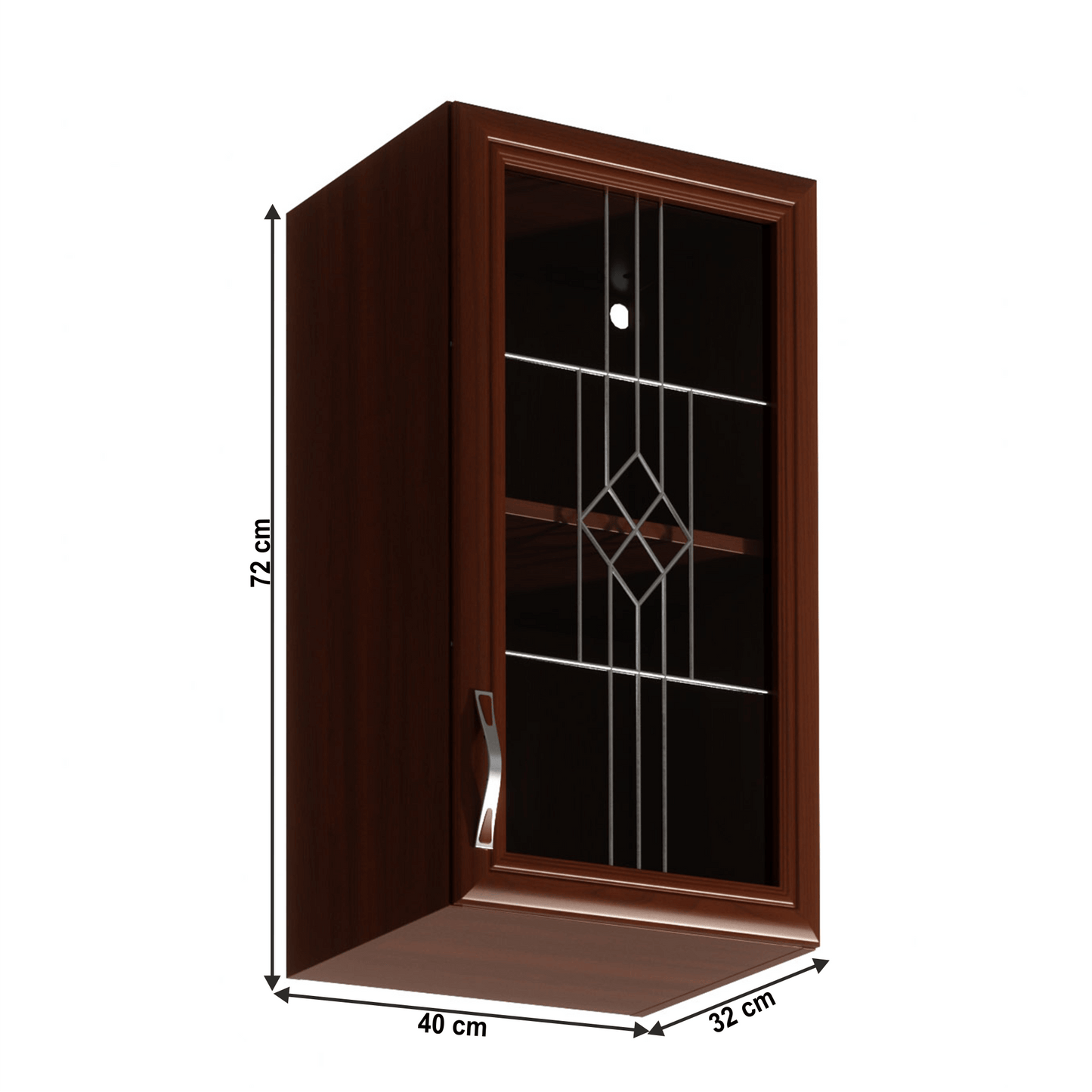 Dulap superior G40S cu geam, model dreapta, nuc Milano, SICILIA