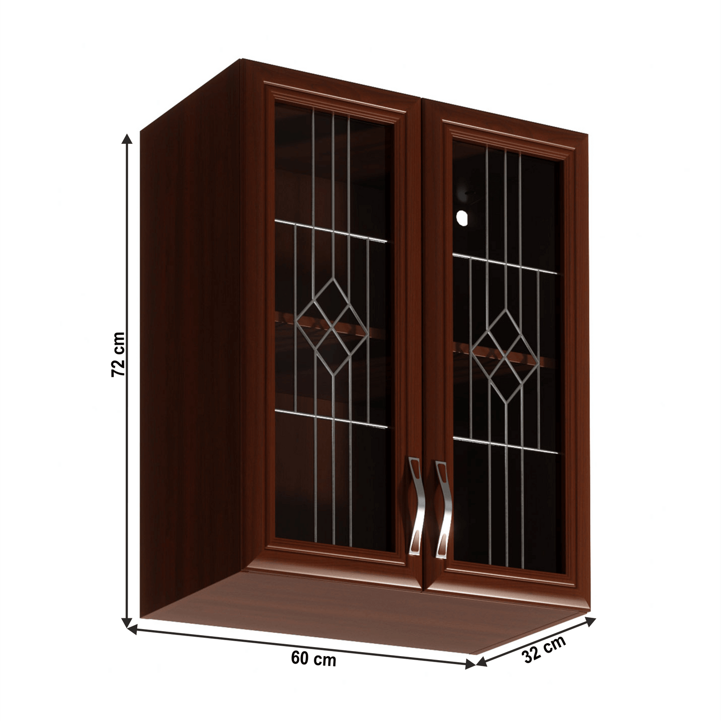 Dulap superior G60S cu geam, nuc Milano, SICILIA