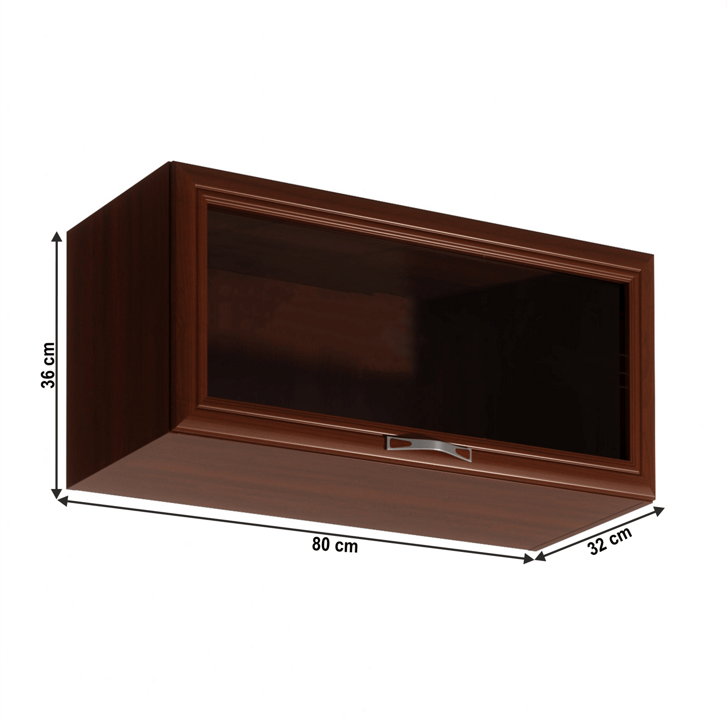 Dulap superior G80KS cu geam, nuc Milano, SICILIA