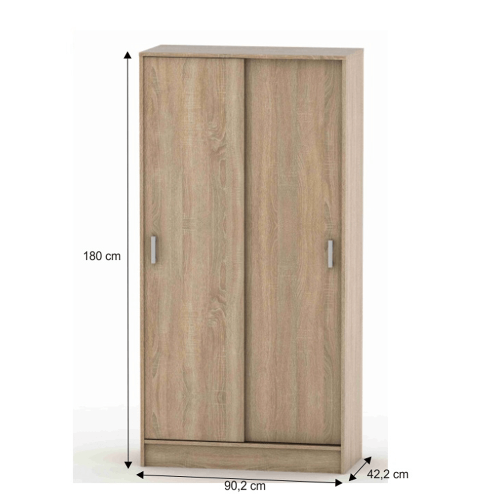 Dulap, stejar sonoma, BETTY 4 BE04-003-00