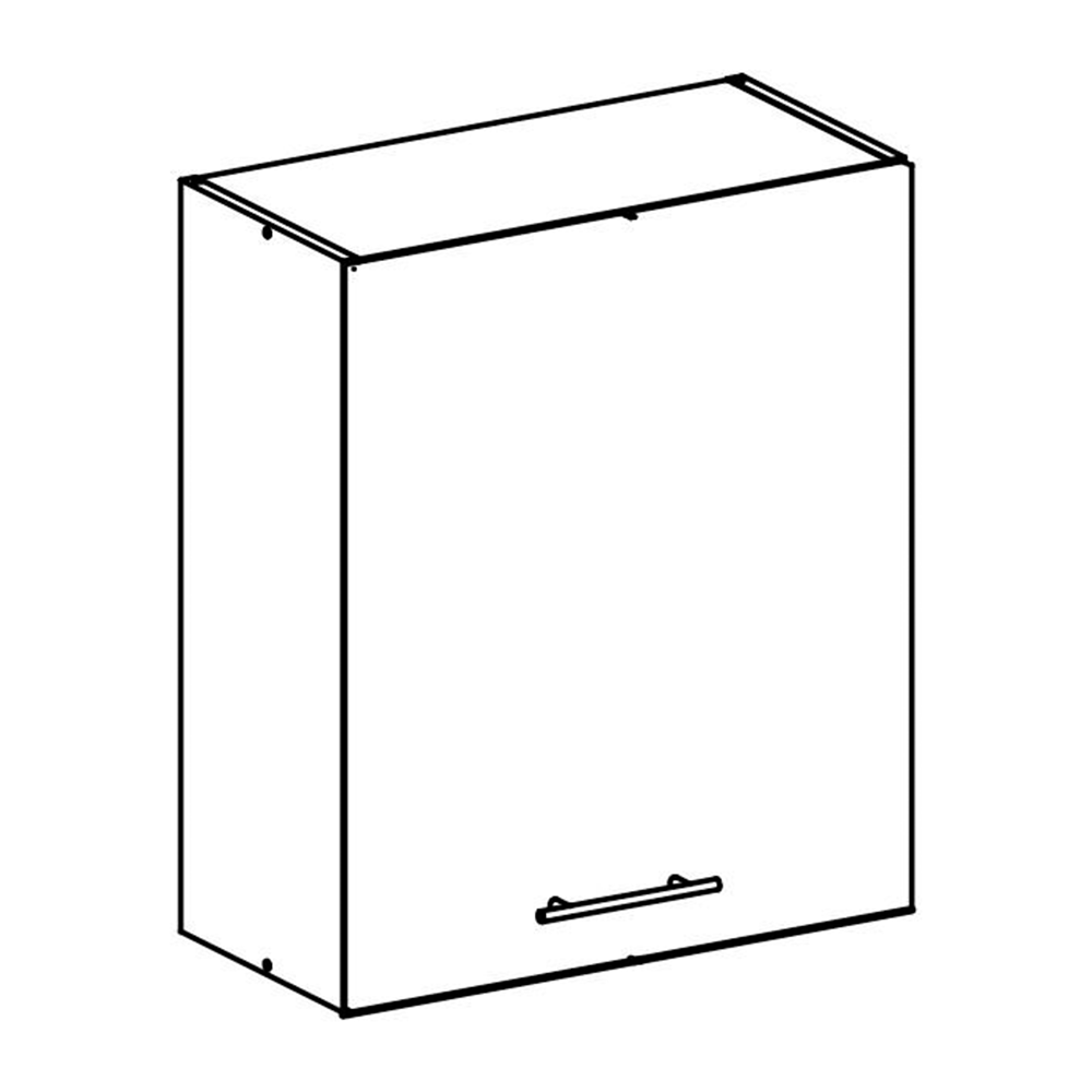 Dulap superior, stejar sonoma/alb, FABIANA W - 60