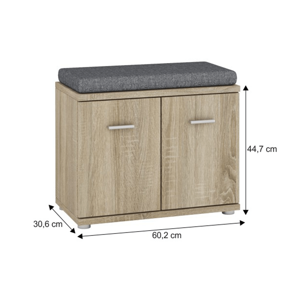 Dulap, stejar sonoma, MARIO NEW TYP F