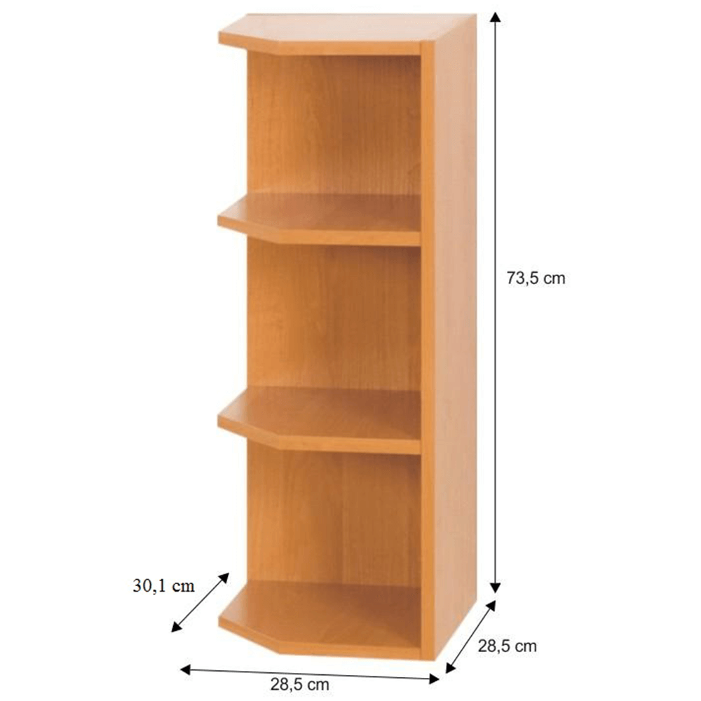 Dulap bucătărie de sus, arin, de stânga, LORA MDF NEW KLASIK W30N