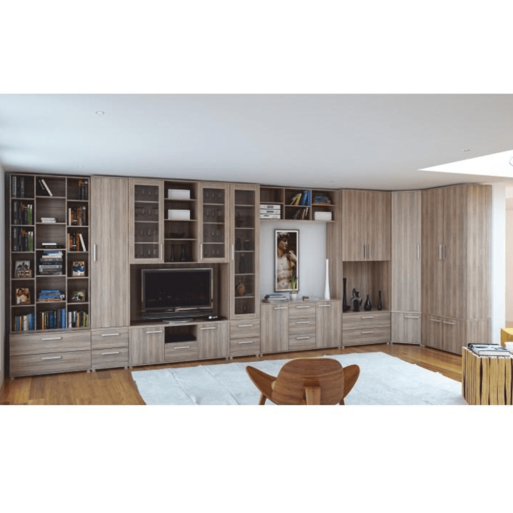 Dulap mic cu 2 sertare, PAL melaminat, stejar sonoma, DUNAJ TYP 8