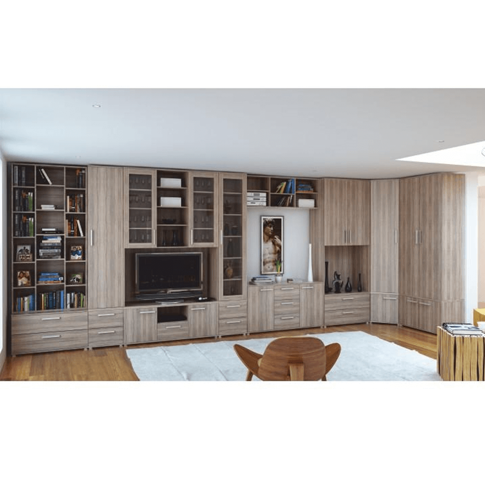 Dulap mic cu 2-uşi, DTD laminat, stejar sonoma, DUNAJ TIPUL7