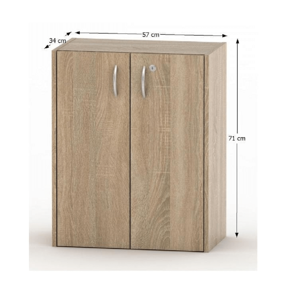 Dulăpior cu încuietoare, stejar sonoma, TEMPO ASISTENT NEW 011
