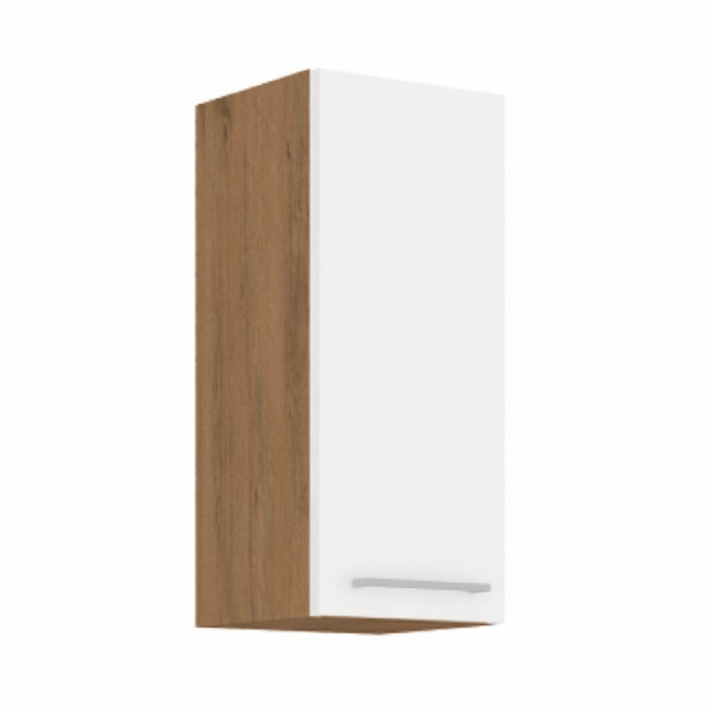 Cabinet superior, stejar Lancelot/alb extra lucios HG, VEGA 30 G-72 1F