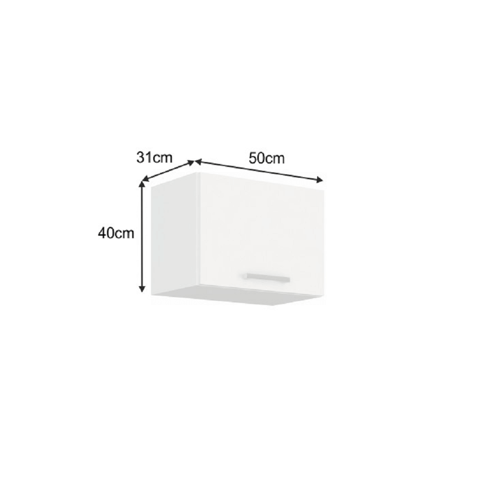 Dulap superior, alb, SPLIT 50 OK-40