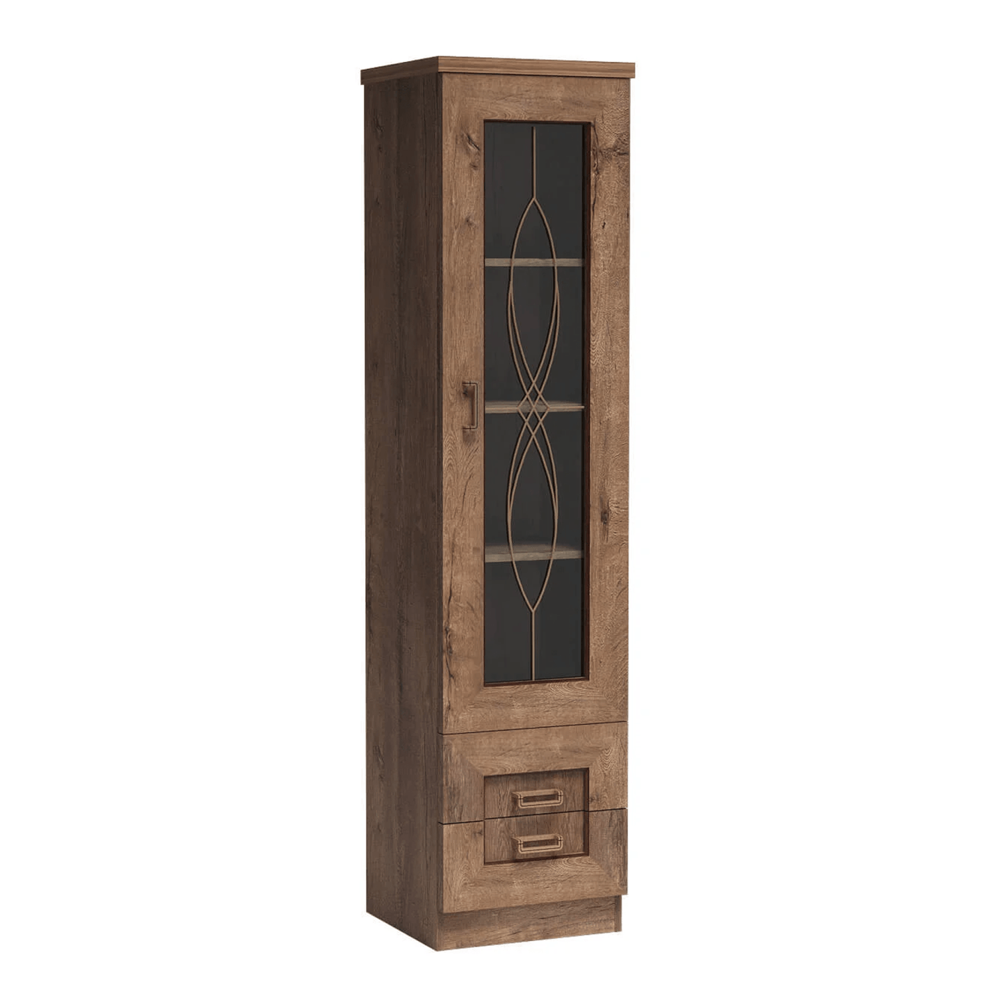 Vitrină, stejar lefkas, TEDY TYP T10