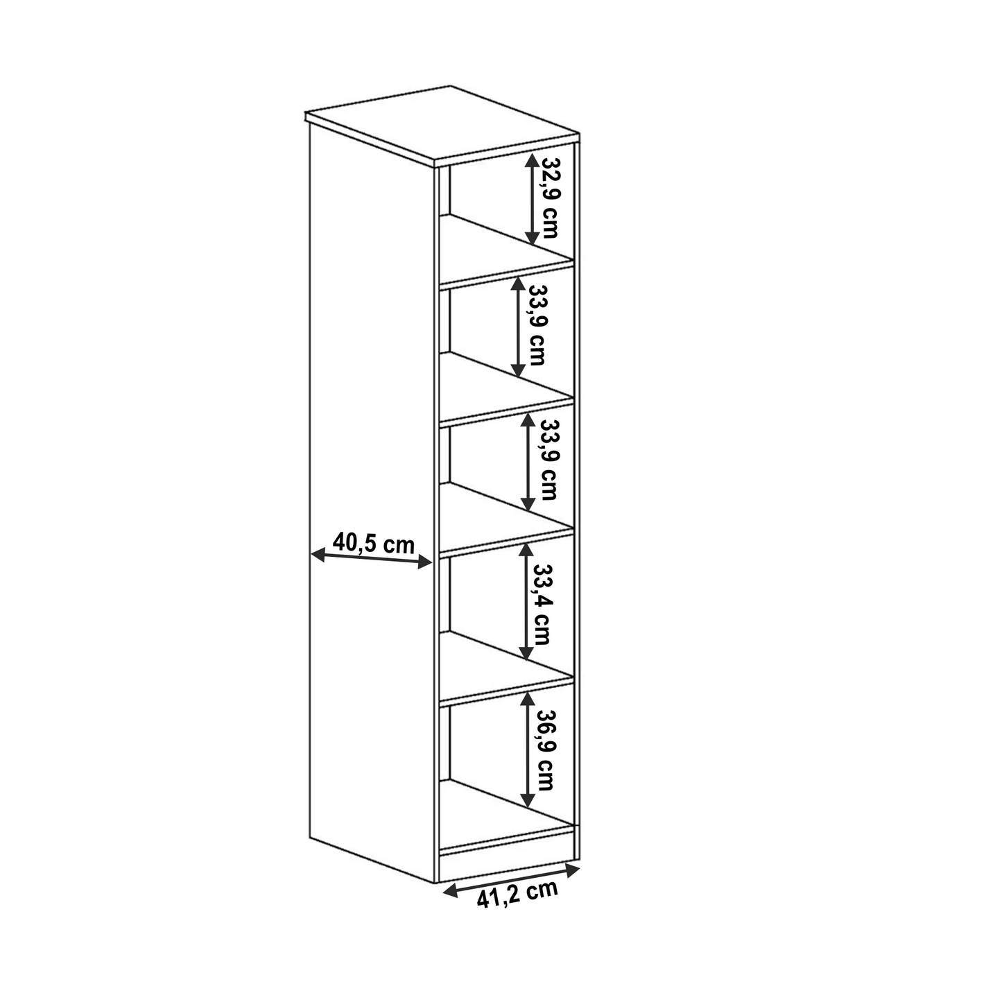 Vitrină, stejar lefkas, TEDY TYP T10