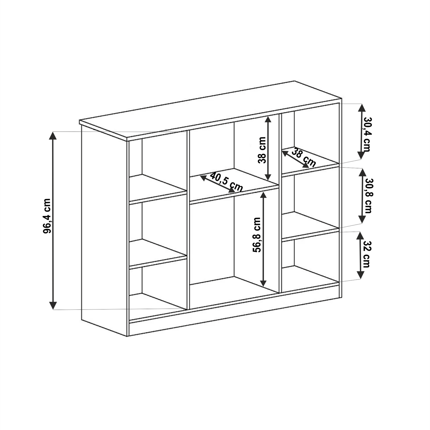 Comodă, stejar lefkas, TEDY TYP T14