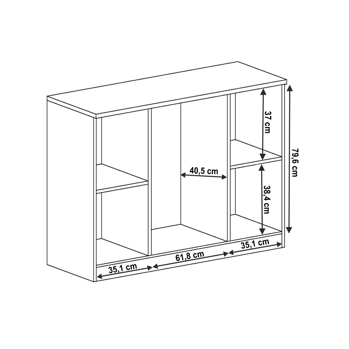 Comodă, stejar lefkas, TEDY Typ T6