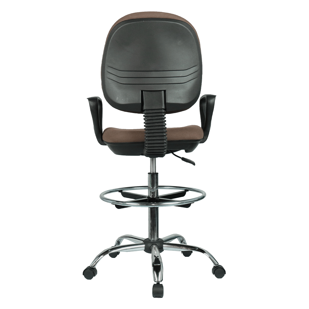 Scaun de lucru ridicat, maro / negru, TAMBER