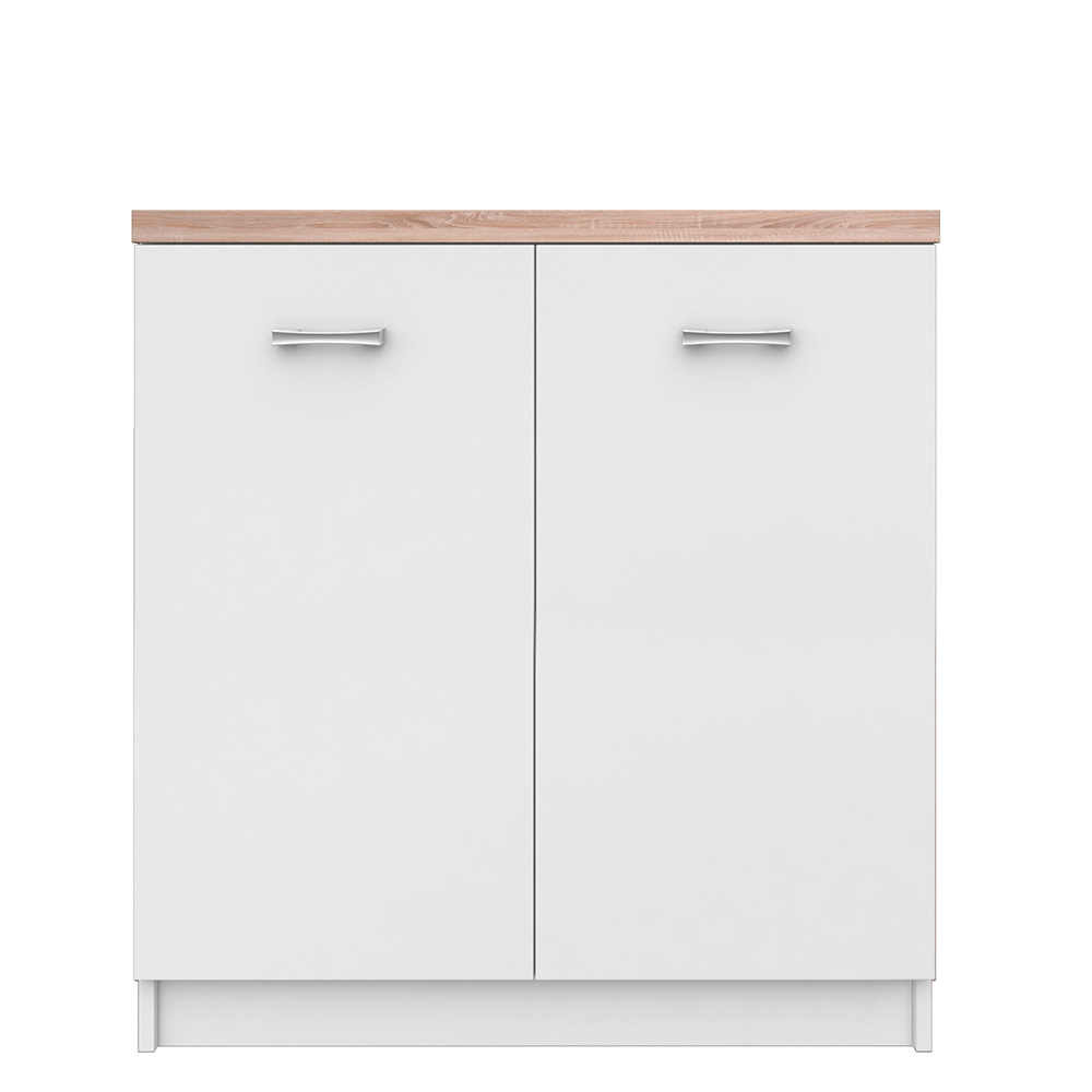 Comodă 2D, alb/stejar sonoma, TOPTY TYP 13