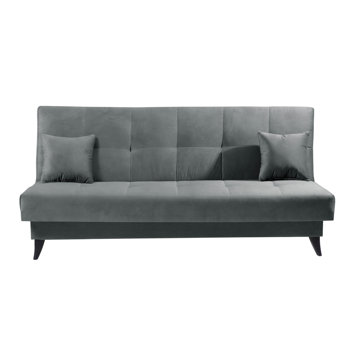 Canapea extensibilă cu spaţiu de depozitare, gri, URGO