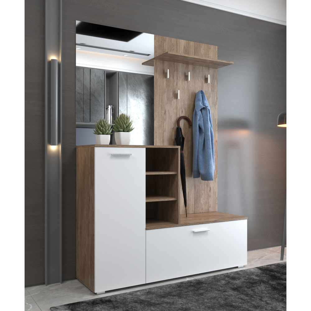 Set hol, stejar monastery / alb, VETLANDA