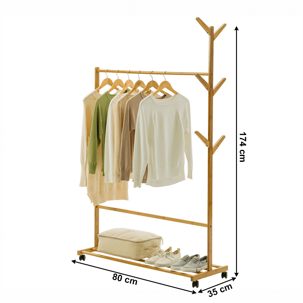 Stander haine, bambus, lăţime 60 cm, VIKIR TYP 2