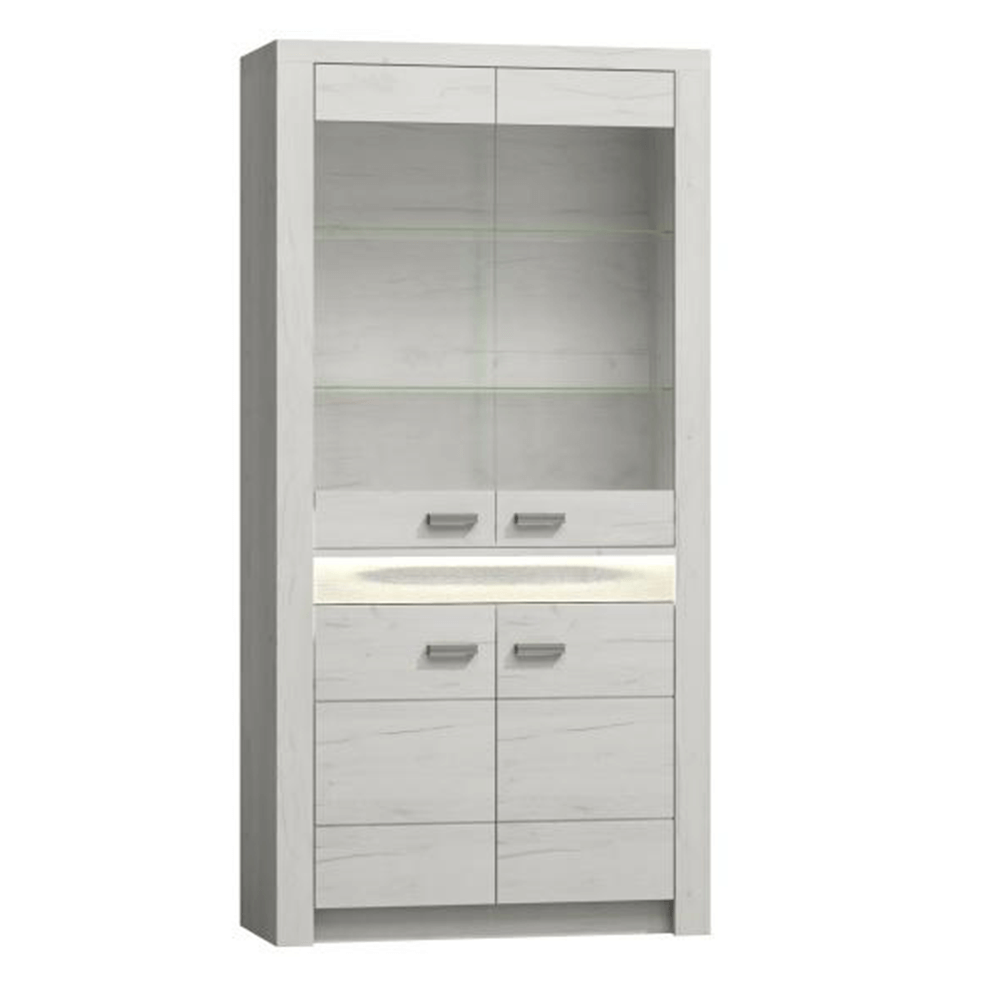 Vitrină, frasin alb, INFINITY I-03