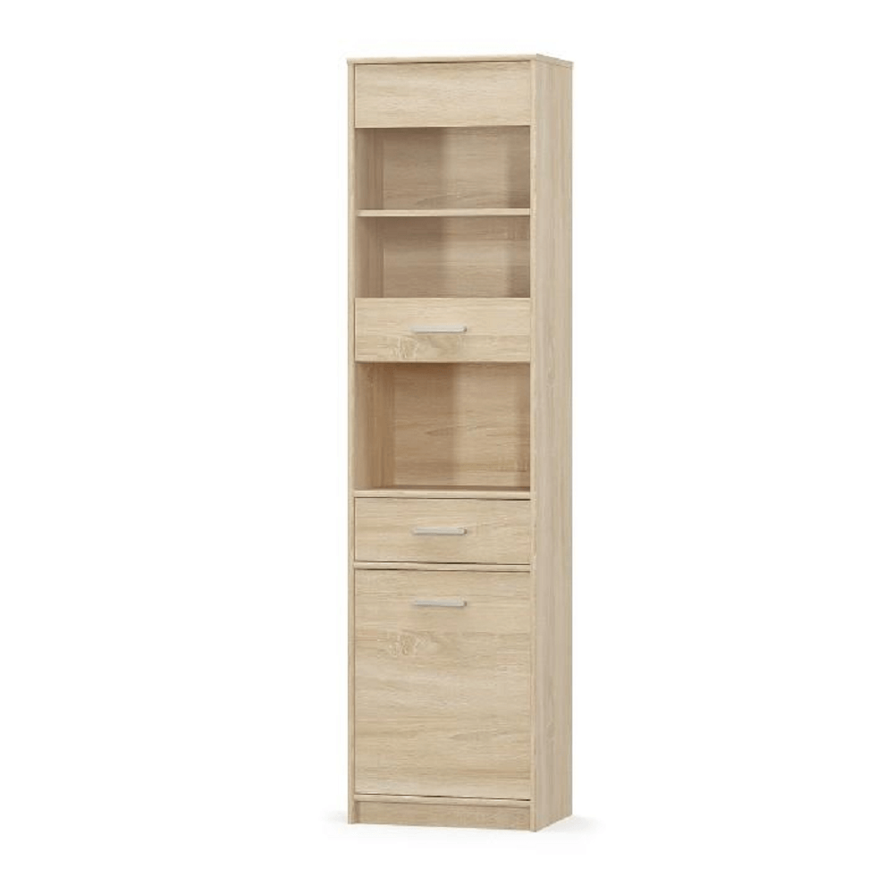 Vitrină 1D1W1S, stejar sonoma, TEYO