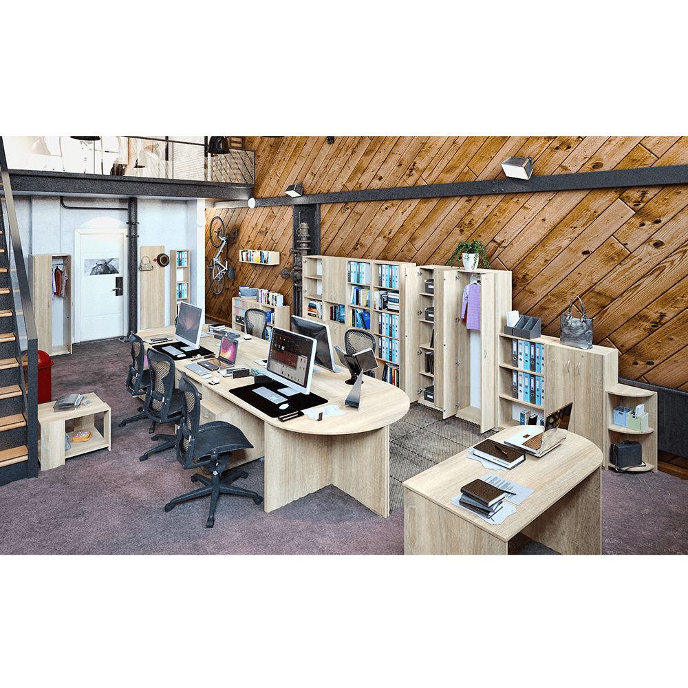 Dulăpior cu rafturi, stejar sonoma, TEMPO ASISTENT NEW 010