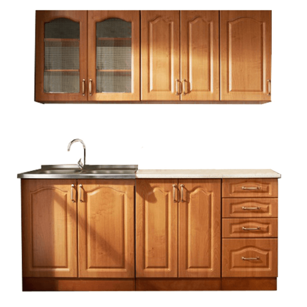 Ansamblu de bucătărie, arin, LORA MDF NEW KLASIK