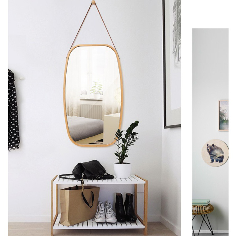 Oglindă, bambus, natural, LEMI 3+C420