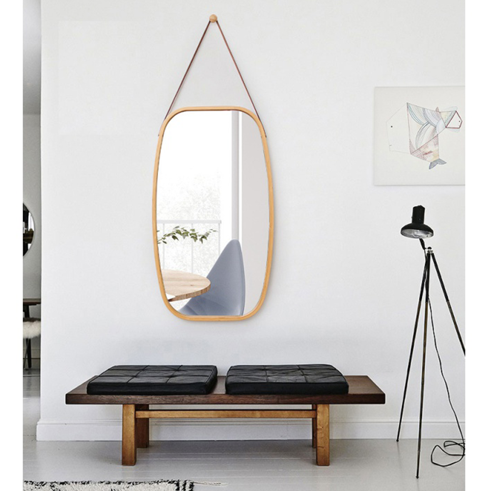 Oglindă, bambus, natural, LEMI 3+C420