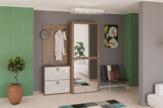 Hol Domino L160 cu garderobă 2 uși - Gallery Image 1