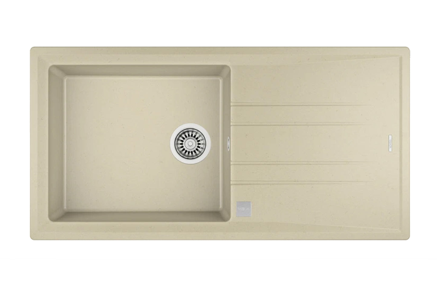 Chiuvetă Teka Tegranit Stone 60 L-TG 1B 1D T Topasbeige - Gallery Image 1