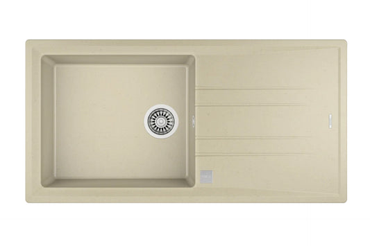 Chiuvetă Teka Tegranit Stone 60 L-TG 1B 1D T Topasbeige - Gallery Image 1