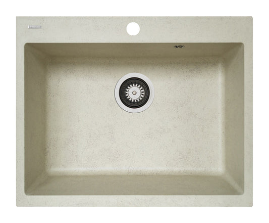 Chiuveta soft compozit Pyramis Square DUROTHEK 60x50 1B bej