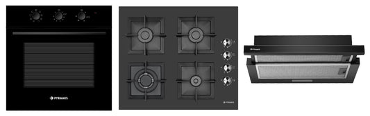 Set Pyramis 12P Black