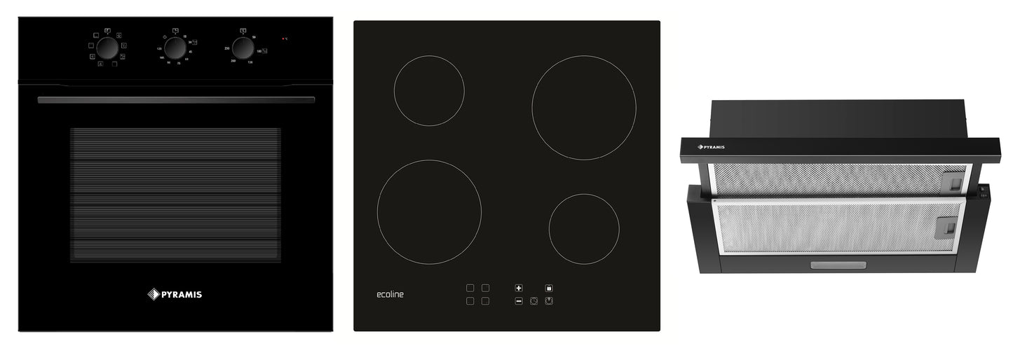 Set Pyramis 23P Black
