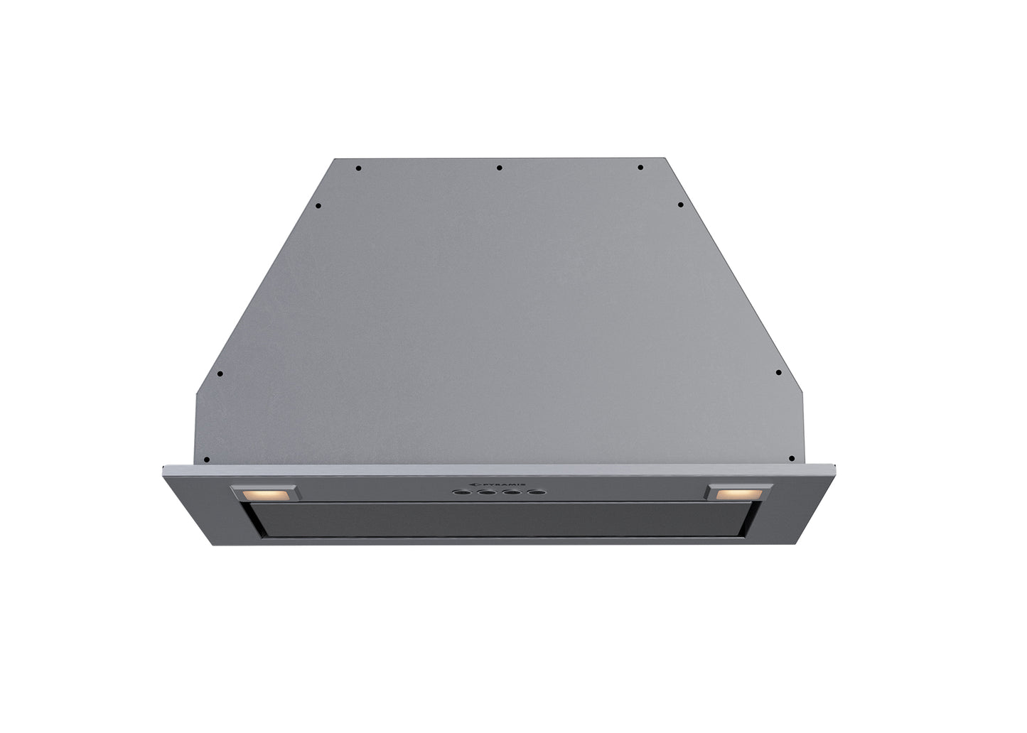 Hota total incorporabila Pyramis Turbo ERN 52cm Inox