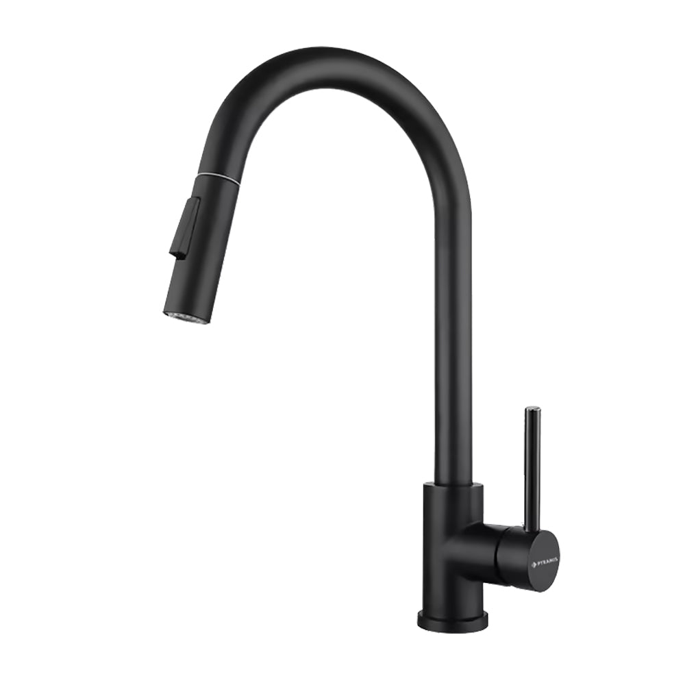 Set chiuveta Pyragranite SPARTA si baterie IDEA Black