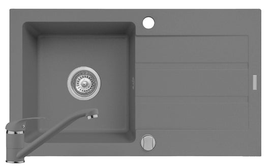 Set Pyramis NEXT 1B1D 76x44 si baterie Asalia Grey