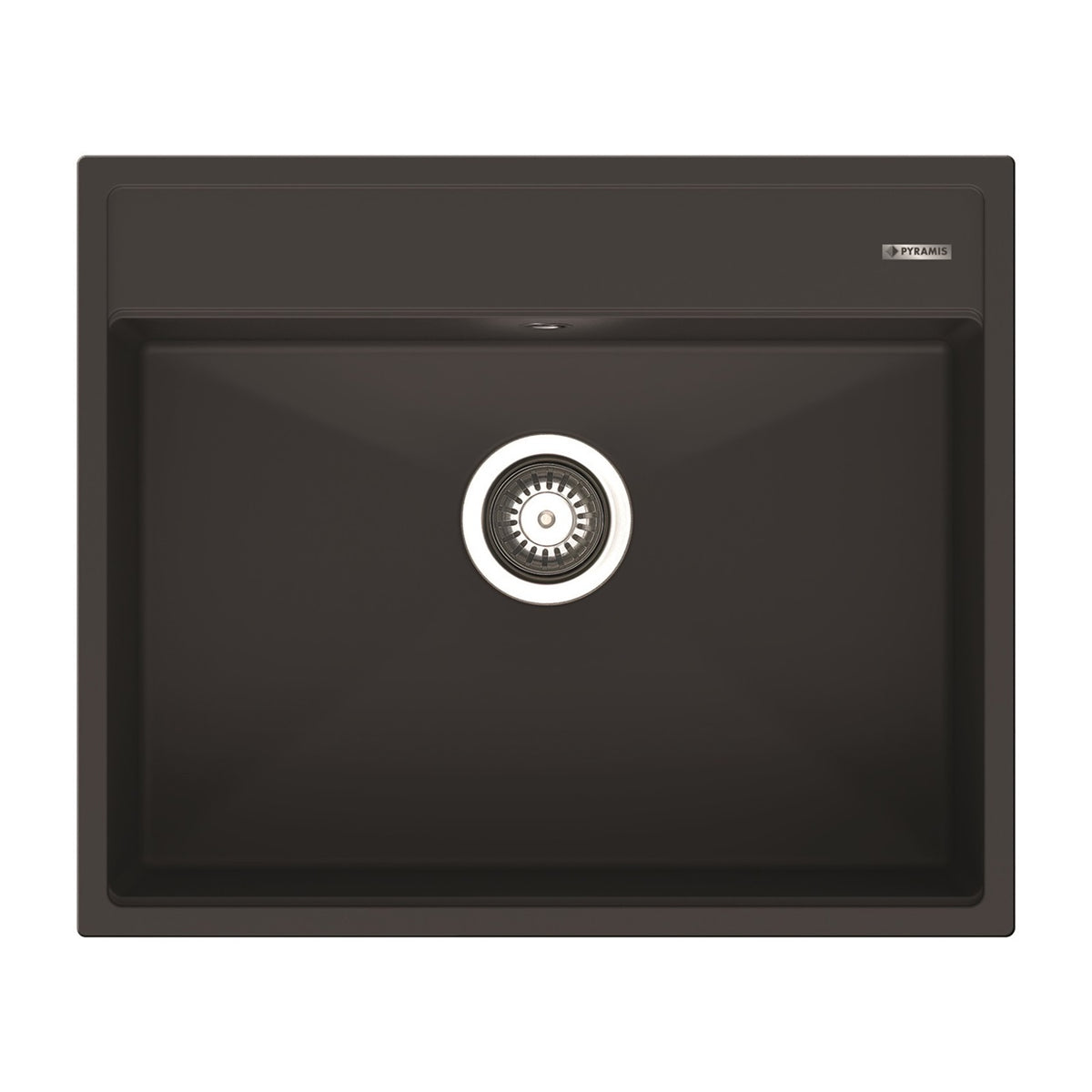 Set chiuveta granit ITHAKA 1B 61x51 si baterie ADELITA Volcano