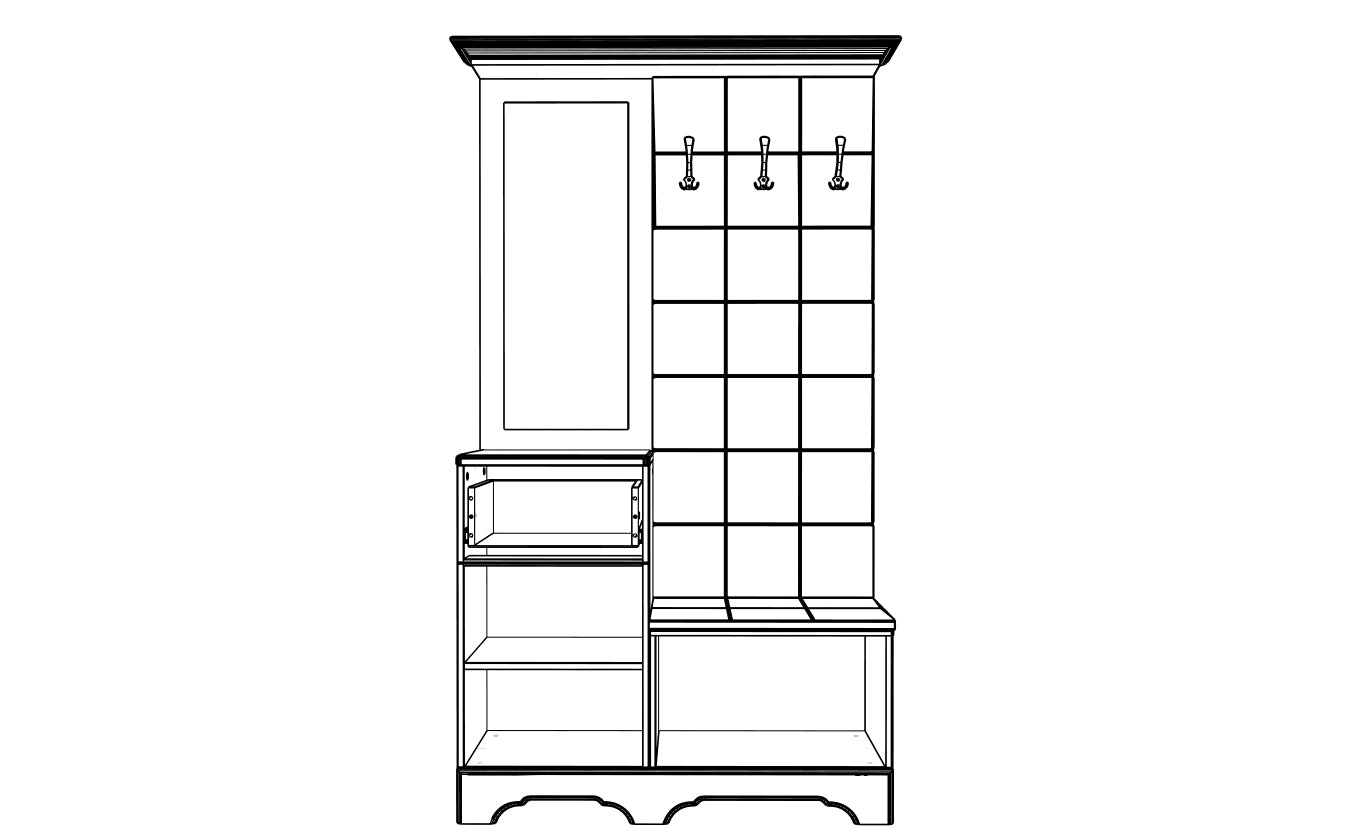BOSTON Cuier tapitat, casmir