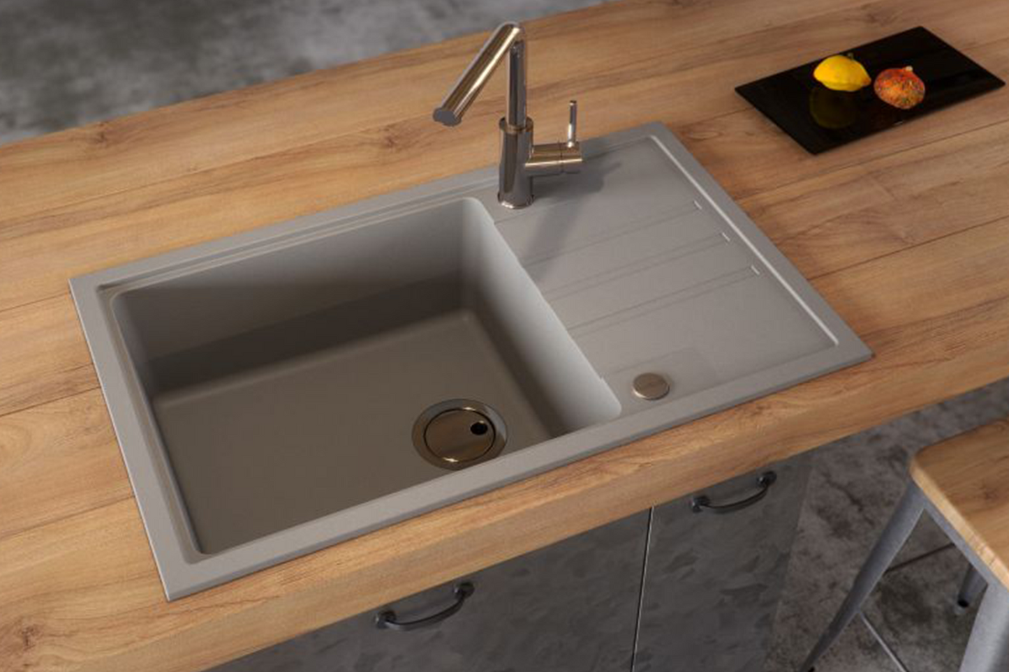 Chiuvetă Alveus Intermezzo 130 A81 Concrete - Gallery Image 2
