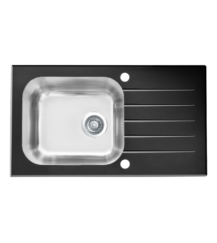 Chiuvetă Alveus sticlă + inox Vitro 20 - Main Image
