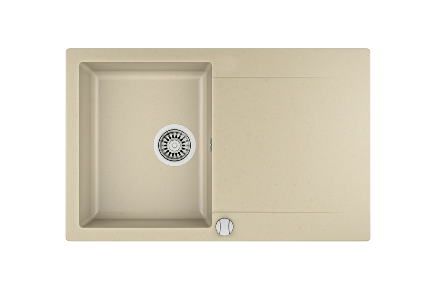 Chiuvetă Teka Clivo 45 B-TQ Q Topasbeige - Gallery Image 1
