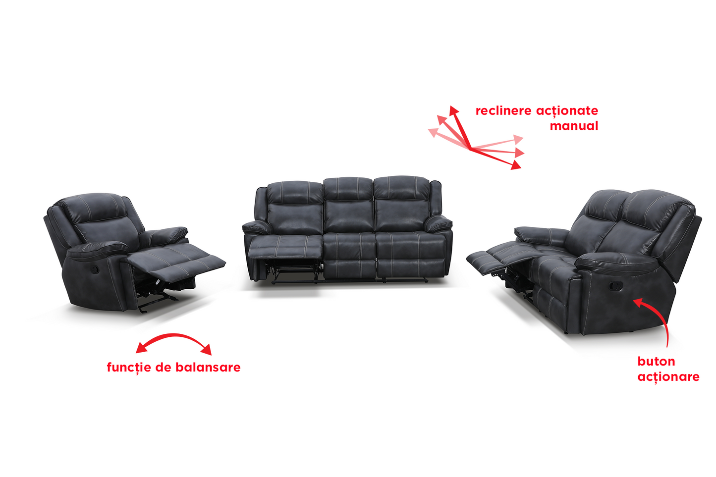 Fotoliu cu recliner Imperial (balansoar) - Gallery Image 8
