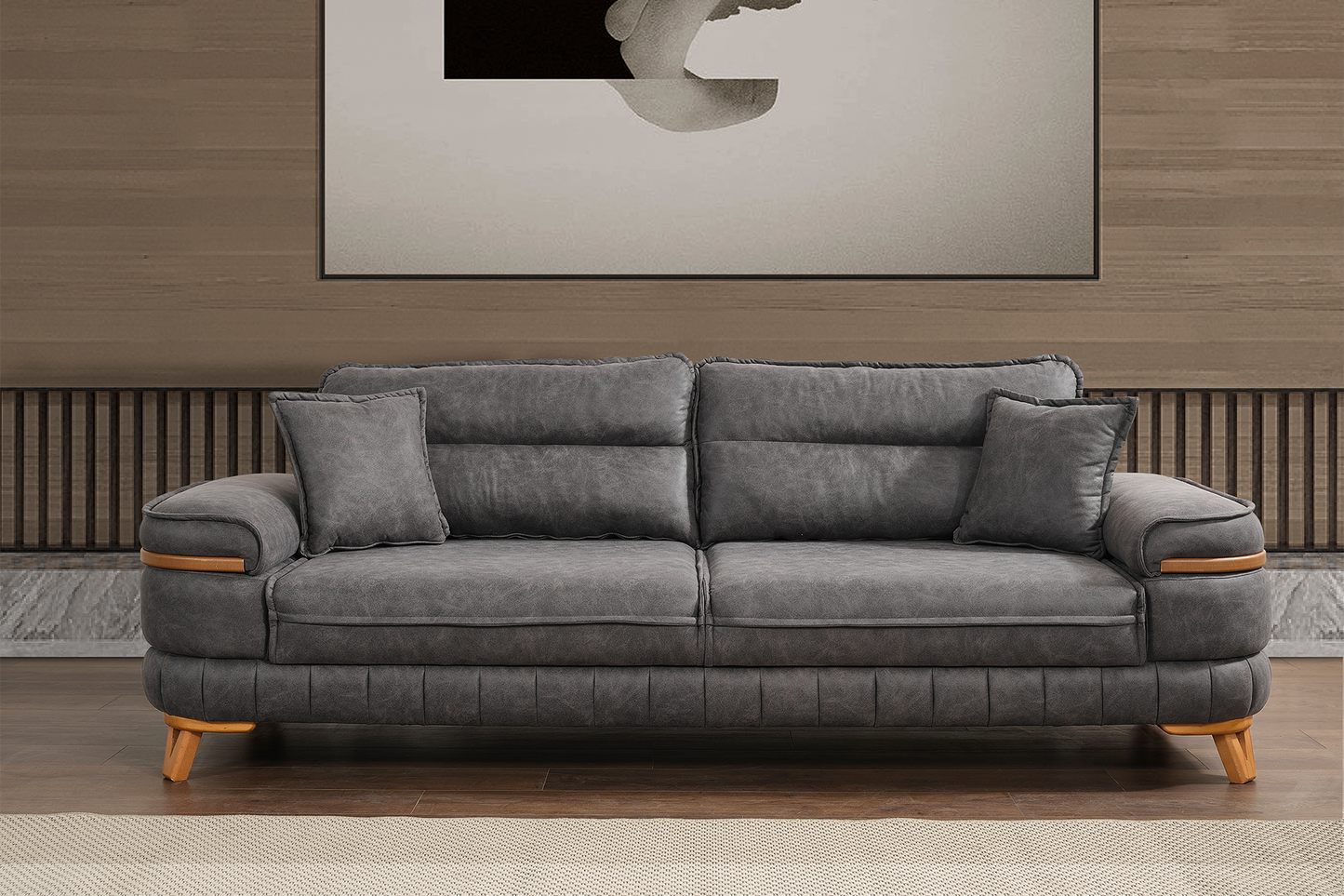 Canapea extensibilă Toledo cu ladă pentru depozitare - Gallery Image 11