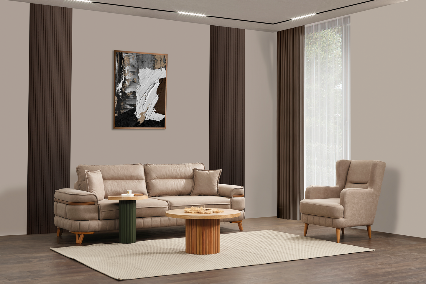Canapea extensibilă Toledo cu ladă pentru depozitare - Gallery Image 16