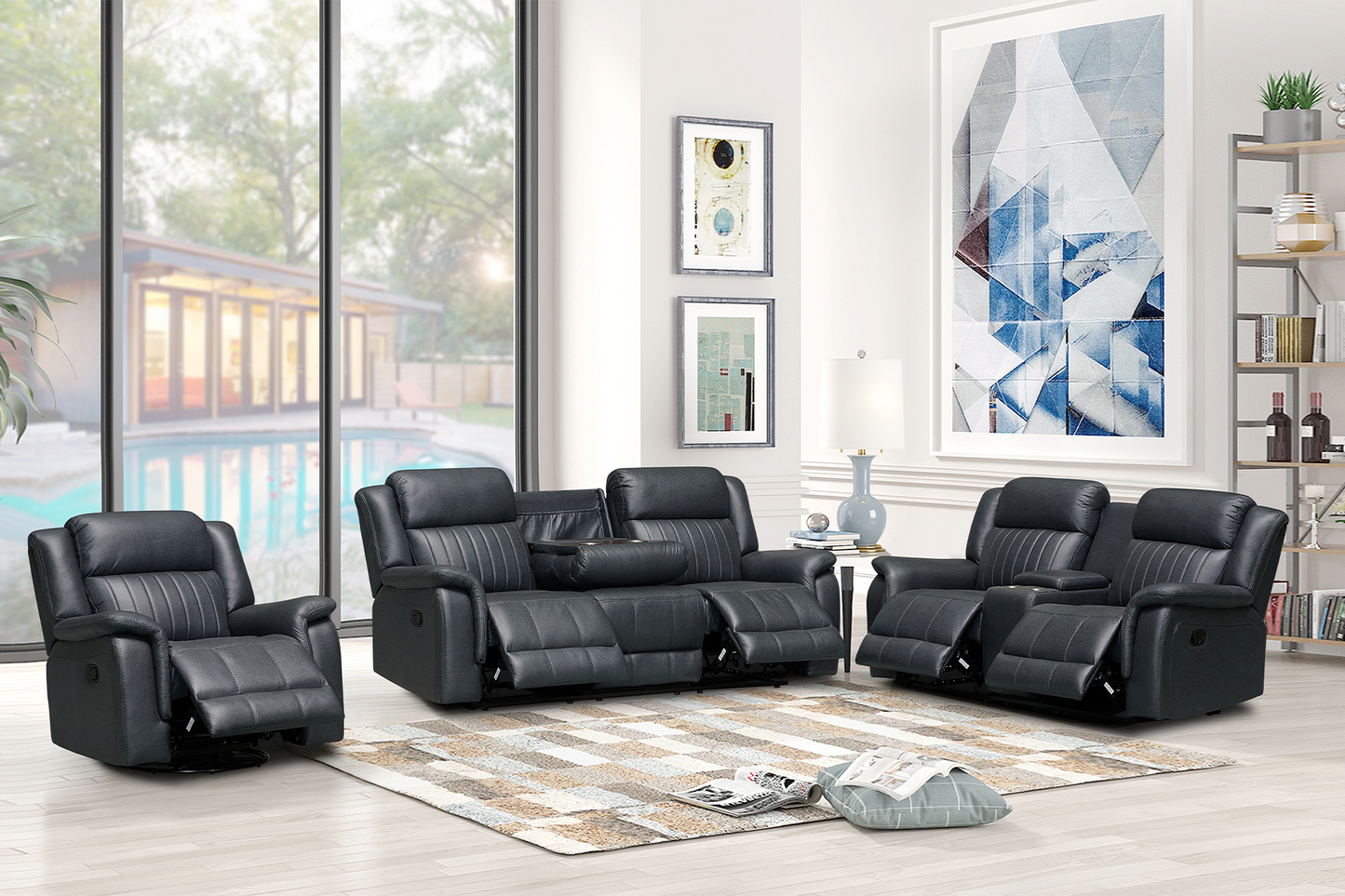 Fotoliu cu recliner Zenith (balansoar, rotativ) - Gallery Image 2