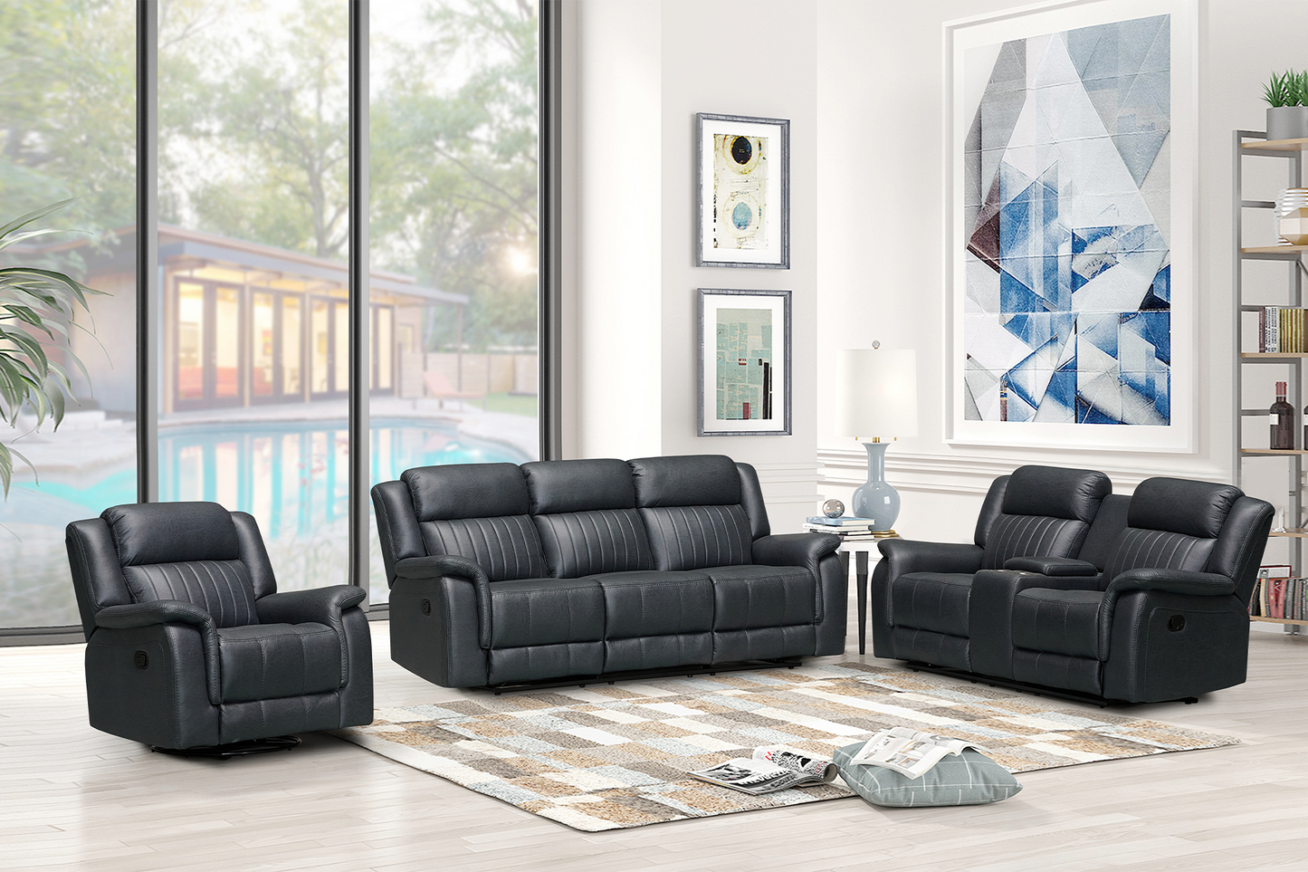 Fotoliu cu recliner Zenith (balansoar, rotativ) - Gallery Image 3